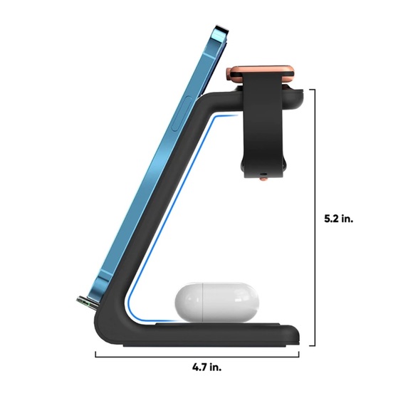 3 in 1 fast wireless charging stand - Picture 3 of 3